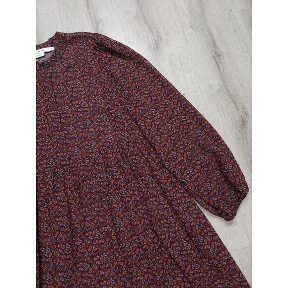 Frances Hart Maternity Dress Paisley Womens Small - Picture 4 of 8